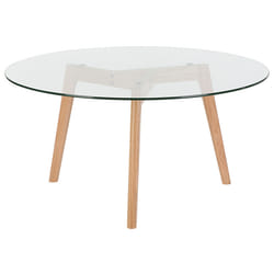 Coffee Table MINNESOTA Glass Transparent