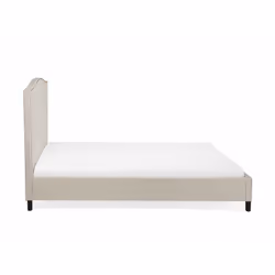 Upholstered bed - 160x200 cm  - MONTPELLIER beige