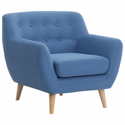 Armchair MOTALA Fabric Blue