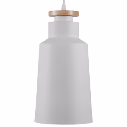 Metal Pendant Lamp White NEVA