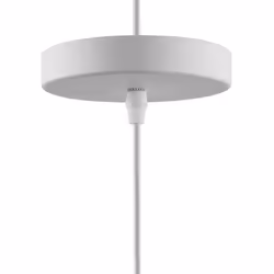 Metal Pendant Lamp White NEVA