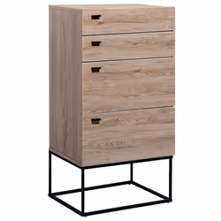 4 Drawer Chest ACRA Light Brown