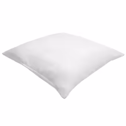 Bed Pillow ERRIGAL Low Microfibre 80 x 80 cm White