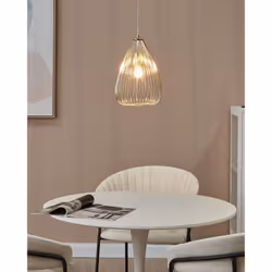 Metal Pendant Lamp Gold CONCA