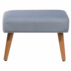 Footstool TAKOMA Velvet Grey