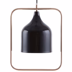 Metal Pendant Lamp Black MAVONE