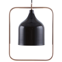 Metal Pendant Lamp Black MAVONE
