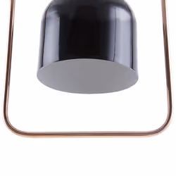 Metal Pendant Lamp Black MAVONE