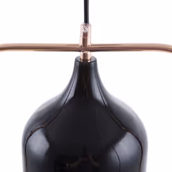 Metal Pendant Lamp Black MAVONE