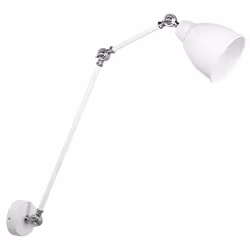 Wall Lamp MISSISSIPPI Adjustable Metal White