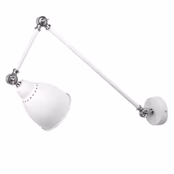 Wall Lamp MISSISSIPPI Adjustable Metal White