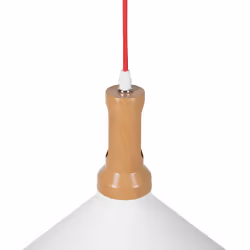 Metal Pendant Lamp White LIARD