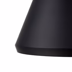 Metal Pendant Lamp Black MACKENZIE