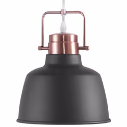 Metal Pendant Lamp Graphite Grey NARMADA