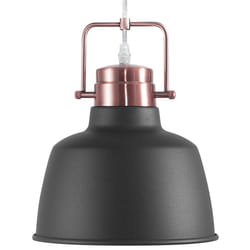 Metal Pendant Lamp Graphite Grey NARMADA