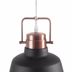 Metal Pendant Lamp Graphite Grey NARMADA
