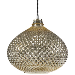 Glass Pendant Lamp Gold MADON