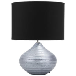 Table Lamp KUBAN Ceramic Silver