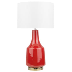 Table Lamp TRIVERSA Ceramic Red