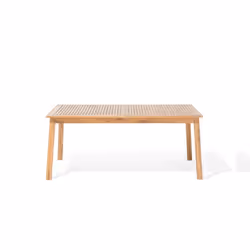 Garden Dining Set 8 Seater CESANA Acacia Wood Light Brown