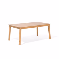 Garden Dining Set 8 Seater CESANA Acacia Wood Light Brown