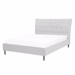 Bed Fabric SAVERNE 140 x 200 cm (EU Double) Light Grey