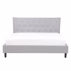 Bed Fabric SAVERNE 140 x 200 cm (EU Double) Light Grey