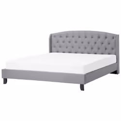 Bed Fabric BORDEAUX 180 x 200 cm (EU Super King) Light Grey