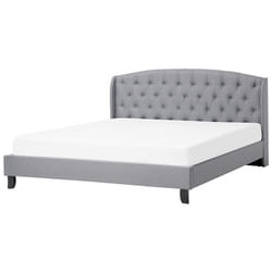 Bed Fabric BORDEAUX 180 x 200 cm (EU Super King) Light Grey