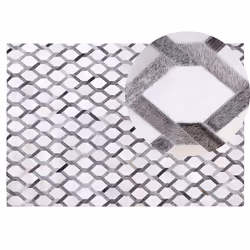 Rug AYDIN 140 x 200 cm Leather Grey