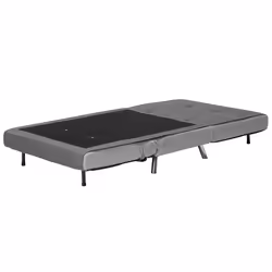 Single Sofa Bed FARRIS Fabric Dark Grey