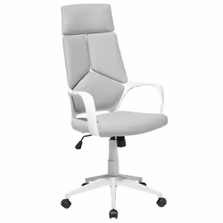 Office Chair Swivel DELIGHT Light Grey