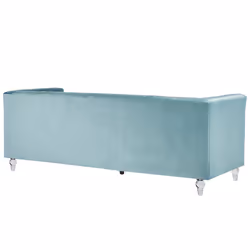 Sofa ARVIKA Velvet Light Blue 3 Seater - Additional view 4