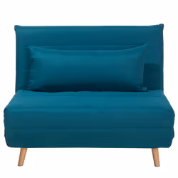 Single Sofa Bed SETTEN Fabric Sea Blue