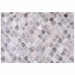 Rug AGACLI 160 x 230 cm Leather Grey
