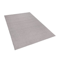 Area Rug 140 x 200 Wool Light Grey KILIS