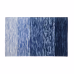 Area Rug 140 x 200 Wool Polyester Blue KAPAKLI
