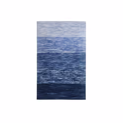 Area Rug 140 x 200 Wool Polyester Blue KAPAKLI