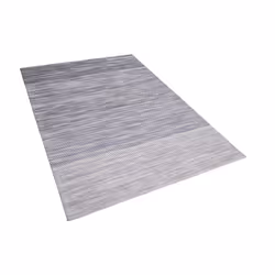 Area Rug 140 x 200 Wool Polyester Grey KAPAKLI