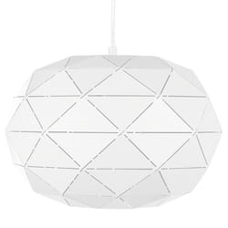 Metal Pendant Lamp White REWA