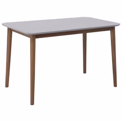 Dining Table MODESTO Grey 118 cm 77 cm Wood