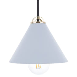 Metal Pendant Lamp Blue ARAGON