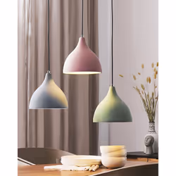 Concrete Pendant Lamp Pink LAMBRO