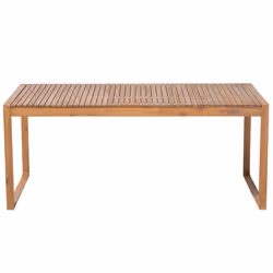 Garden Dining Table SASSARI 180 cm 90 cm Acacia Wood Brown