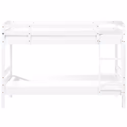 Bunk Bed Pine Wood REGAT 90 x 200 cm (EU Single) White