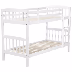 Bunk Bed Pine Wood REGAT 90 x 200 cm (EU Single) White - Additional view 5