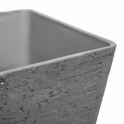 Plant Pot 39 x 39 x 43 cm Grey DELOS