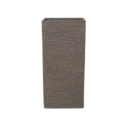 Plant Pot 40 x 40 x 81 cm Brown GAZA