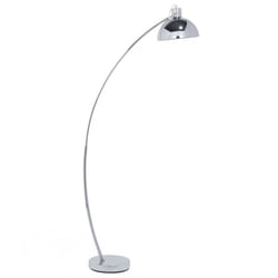 Floor Lamp DINTEL Metal Silver