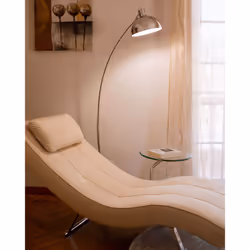 Floor Lamp DINTEL Metal Silver